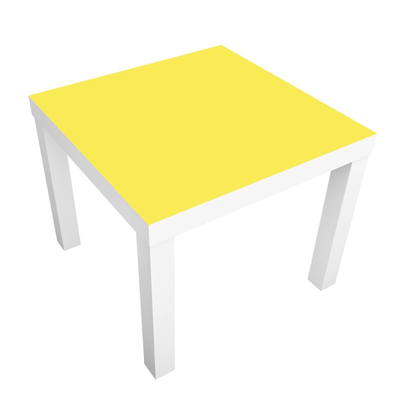 Möbelfolie für IKEA Lack Tisch 55 x 55 cm Colour Lemon Yellow