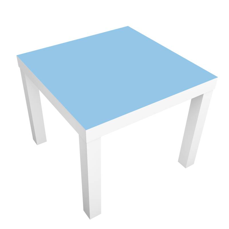 Möbelfolie für IKEA Lack Tisch 55 x 55 cm Colour Light Blue