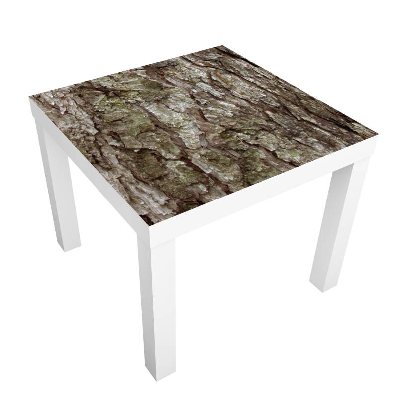 Möbelfolie für IKEA Lack Tisch 55 x 55 cm No.YK17 Baumrinde