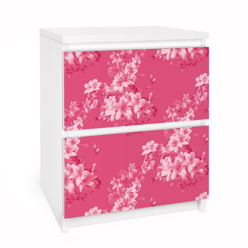 Möbelfolie für IKEA Malm Antikes Blumenmuster