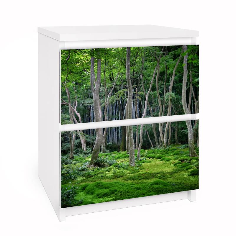 Möbelfolie für IKEA Malm Japanischer Wald