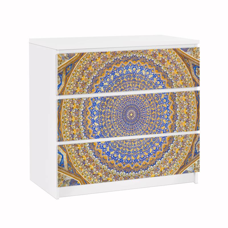 Möbelfolie für IKEA Malm Kommode 3 Schubladen Dome of the Mosque