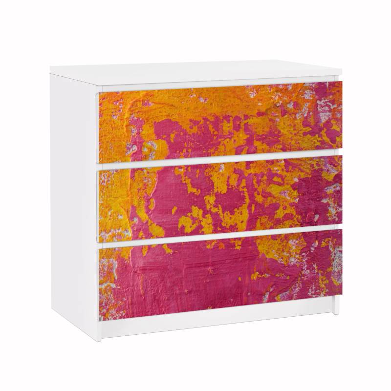 Möbelfolie für IKEA Malm Kommode 3 Schubladen The Loudest Cheer