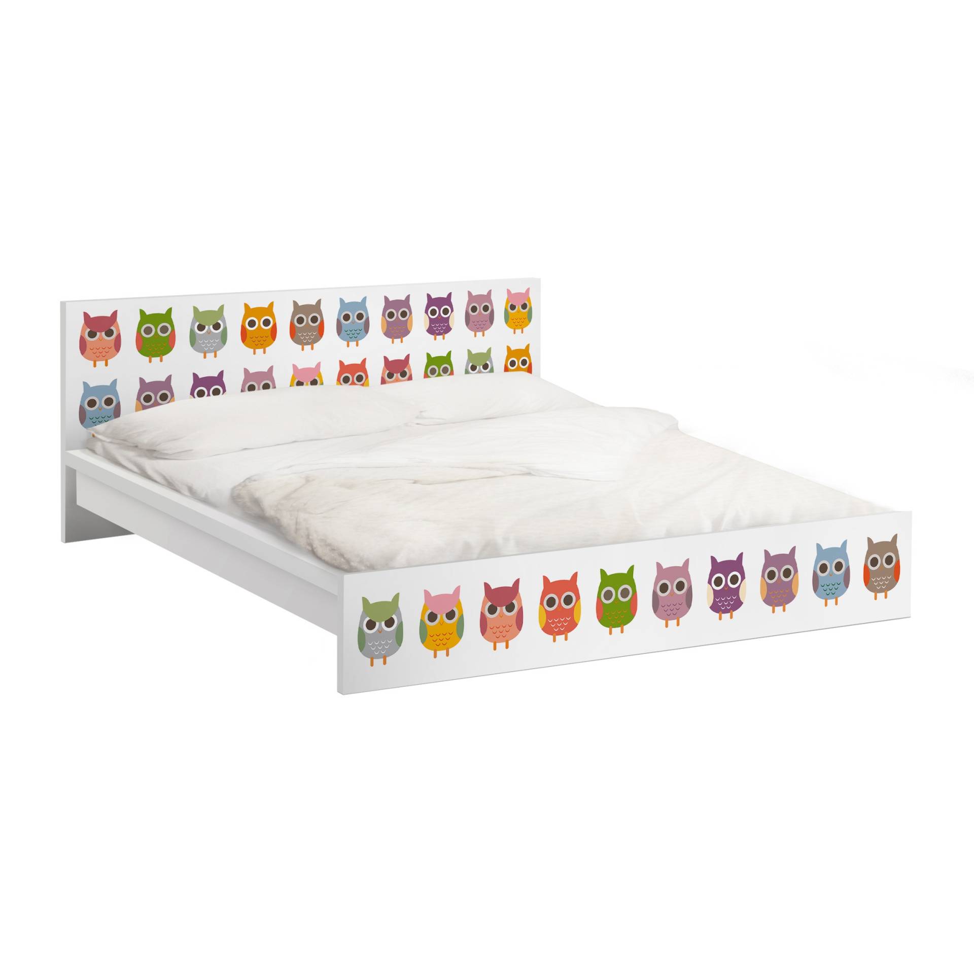 Möbelfolie für IKEA Malm No.EK147 Eulenparade Set II