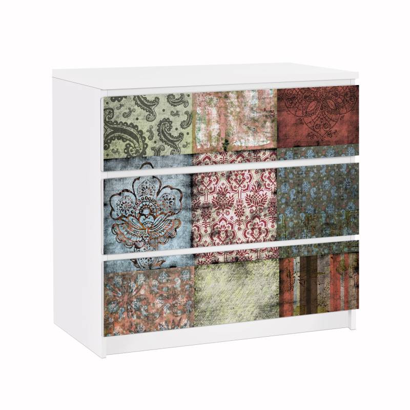 Möbelfolie für IKEA Malm Old Patterns
