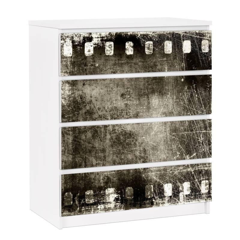 Möbelfolie für IKEA Malm Vintage Film