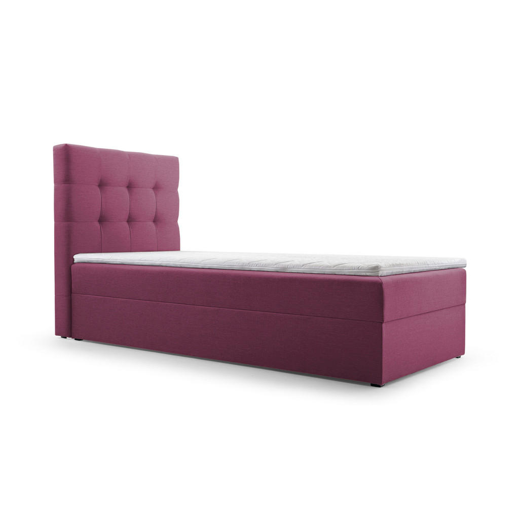 Möblo Bett, Rosa, Holz, Rechteckig, 90x200 cm, Schlafzimmer, Betten, Boxspringbetten von Möblo