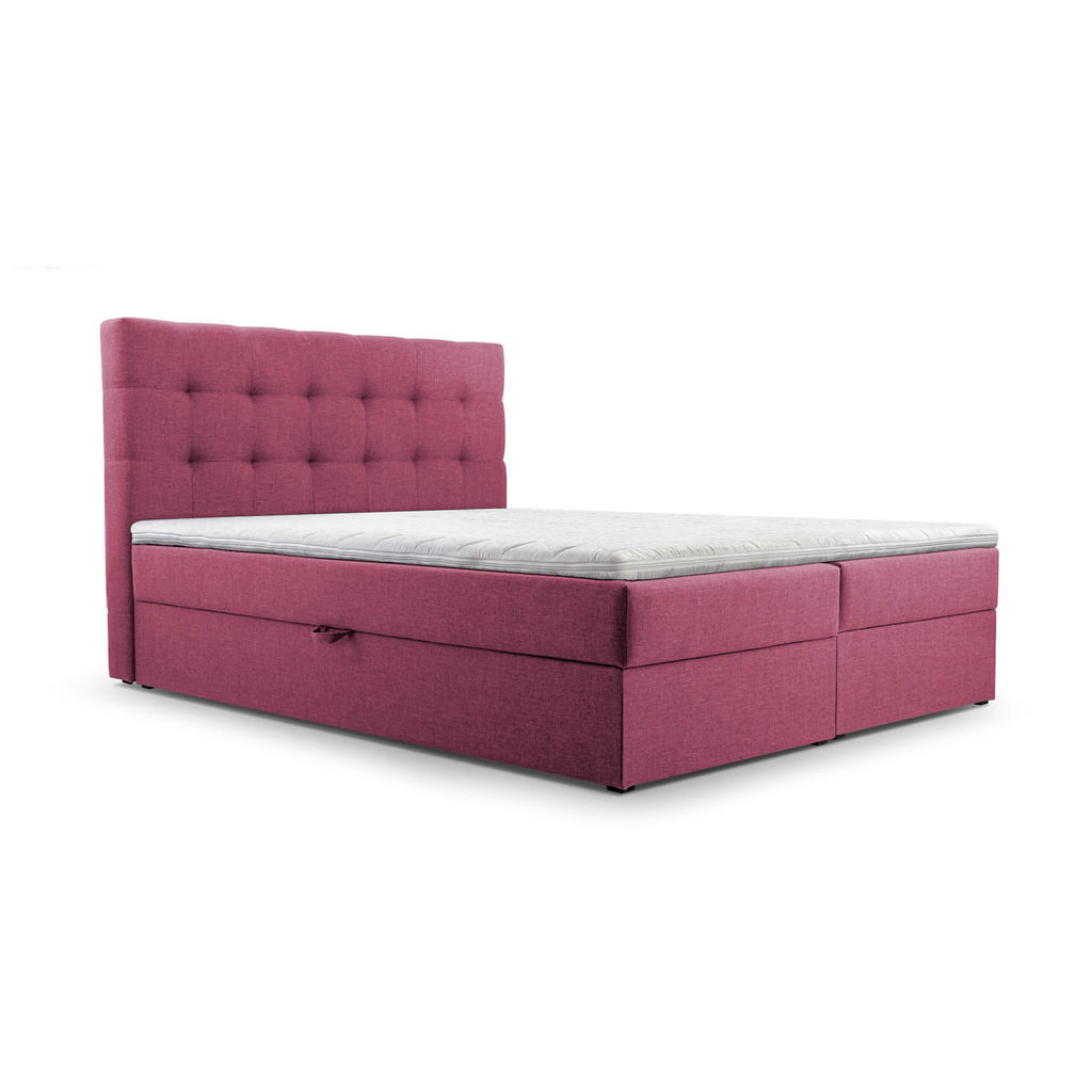 Möblo Bett, Rosa, Holz, Rechteckig, 140x200 cm, Schlafzimmer, Betten, Boxspringbetten Möblo Bett, Rosa, Holz, Rechteckig, 140x200 cm, Schlafzimmer, Betten, Boxspringbetten von Möblo