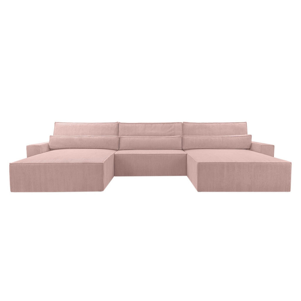 Möblo Wohnlandschaft, Rosa, Holz, 6-Sitzer, U-Form, 410x85x200 cm, Wohnzimmer, Sofas & Couches, Wohnlandschaften, Wohnlandschaften in U-Form Möblo Wohnlandschaft, Rosa, Holz, 6-Sitzer, U-Form, 410x85x200 cm, Wohnzimmer, Sofas & Couches, Wohnlandschaften, Wohnlandschaften in U-Form von Möblo