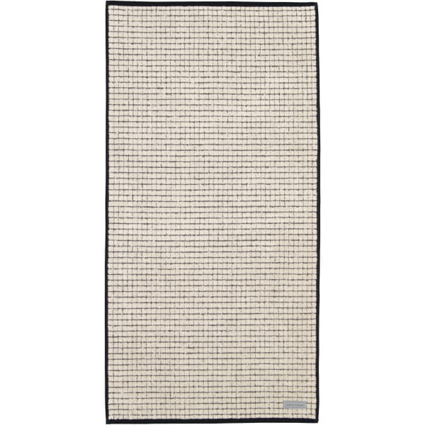 Möve - Eden - Kästchenstruktur Velours - Farbe: natur - 081 (1-0156/5021) - Handtuch 50x100 cm