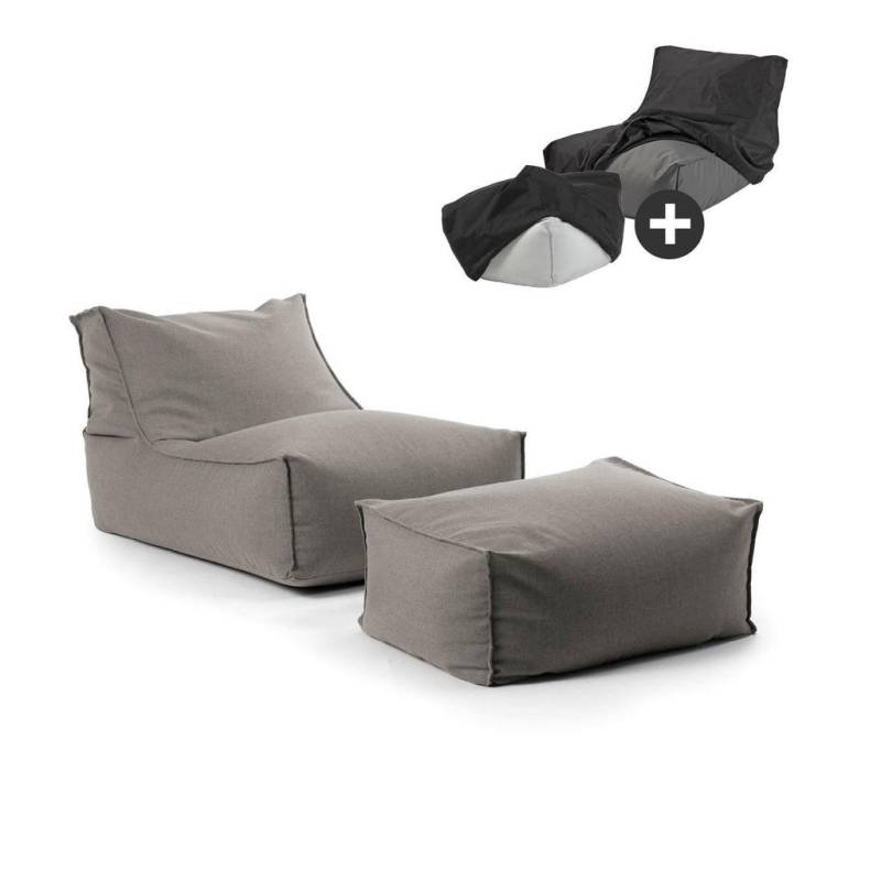 Mokebo SITZSACK Grau