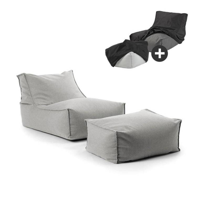 Mokebo SITZSACK Grau