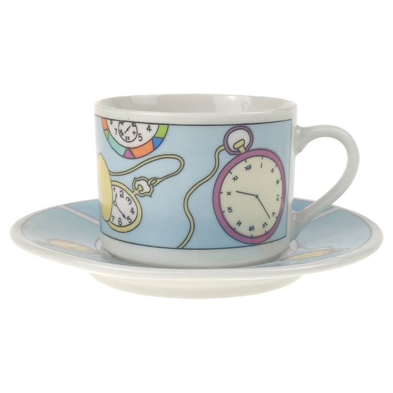 Mokkatasse mit Untertasse 2tlg Liberty Blue Hellblau
