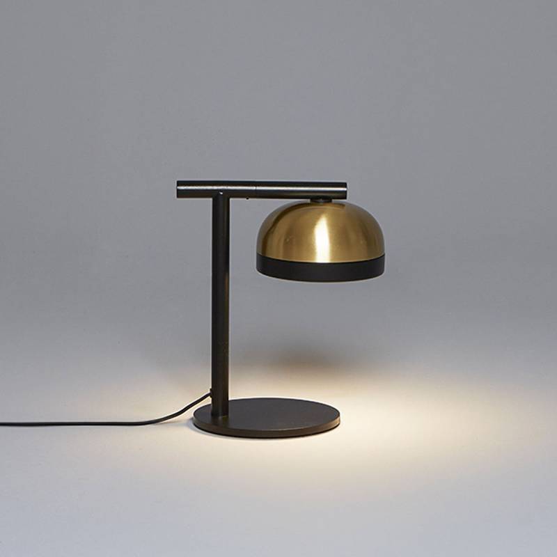 Molly 556.31 Tischleuchte H: 28 cm, Schwarz, Messing