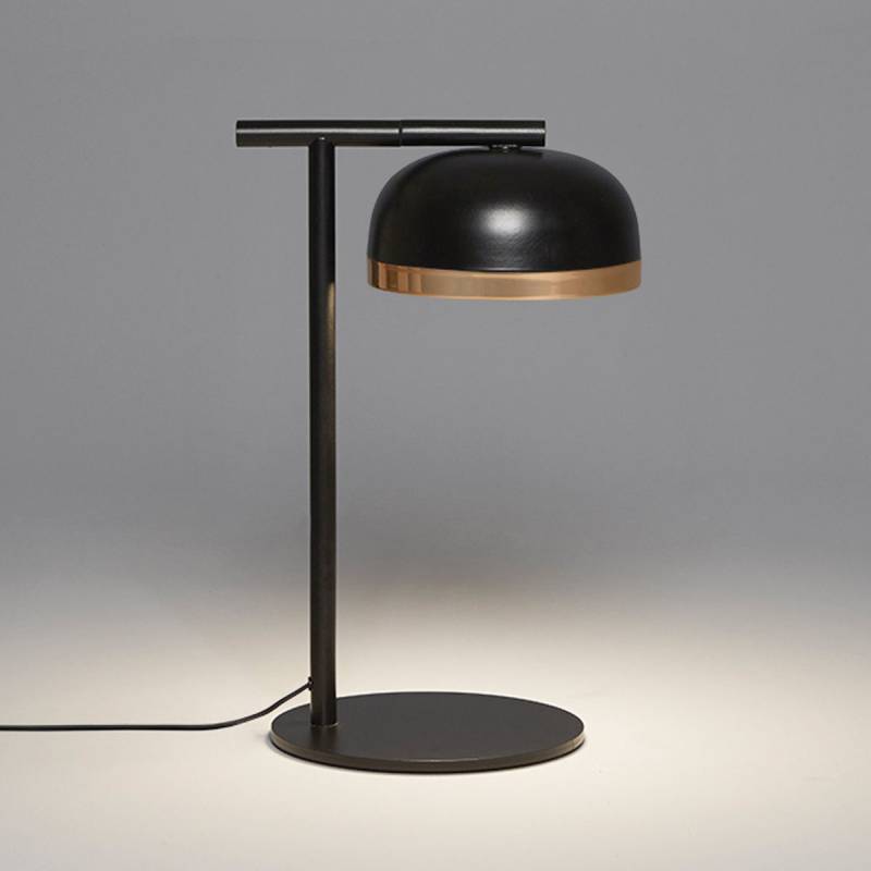Molly 556.32 Tischleuchte H: 47 cm, Sandgrau, Messing