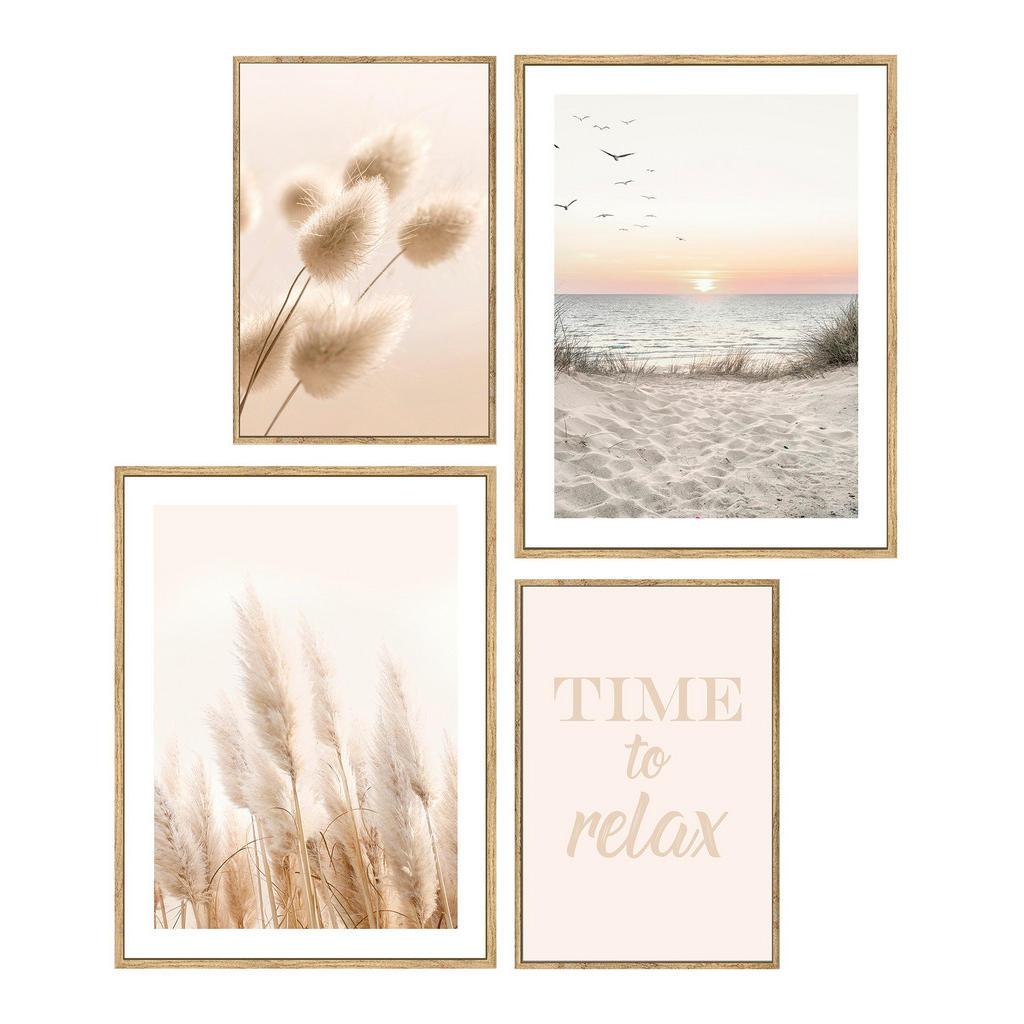 Monee Kunstdruck, Mehrfarbig, Holzwerkstoff, 4-teilig, rechteckig, 67x65 cm, Made in Europe, einfache und schnelle Anbringung, gerahmt, pflegefrei – nicht gießen oder besprühen, Bilder und Zubehör, Wandbilder, Kunstdrucke Monee Kunstdruck, Mehrfarbig, Holzwerkstoff, 4-teilig, rechteckig, 67x65 cm, Made in Europe, einfache und schnelle Anbringung, gerahmt, pflegefrei – nicht gießen oder besprühen, Bilder und Zubehör, Wandbilder, Kunstdrucke von Monee