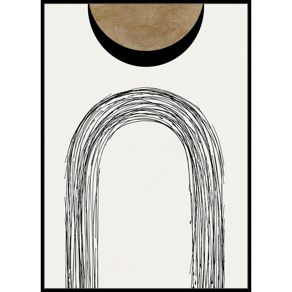Monee Kunstdruck, Schwarz, Gold, Textil, Holzwerkstoff, rechteckig, 51.5x71.5 cm, gerahmt, Bilder und Zubehör, Wandbilder, Gerahmte Bilder Monee Kunstdruck, Schwarz, Gold, Textil, Holzwerkstoff, rechteckig, 51.5x71.5 cm, gerahmt, Bilder und Zubehör, Wandbilder, Gerahmte Bilder von Monee