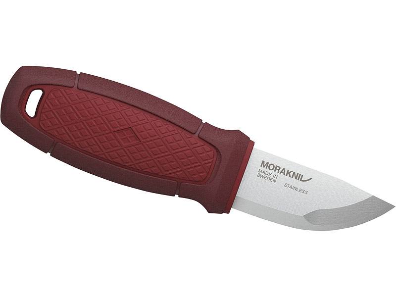 Morakniv ELDRIS, Neck-Knife, Sandvik-Stahl 12C27, rot, Köcherscheide von Morakniv