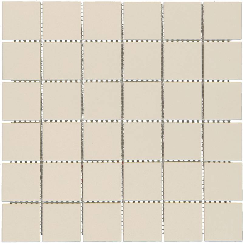 Mosaikfliese 'Color Dot' Feinsteinzeug ivory 30 x 30 cm