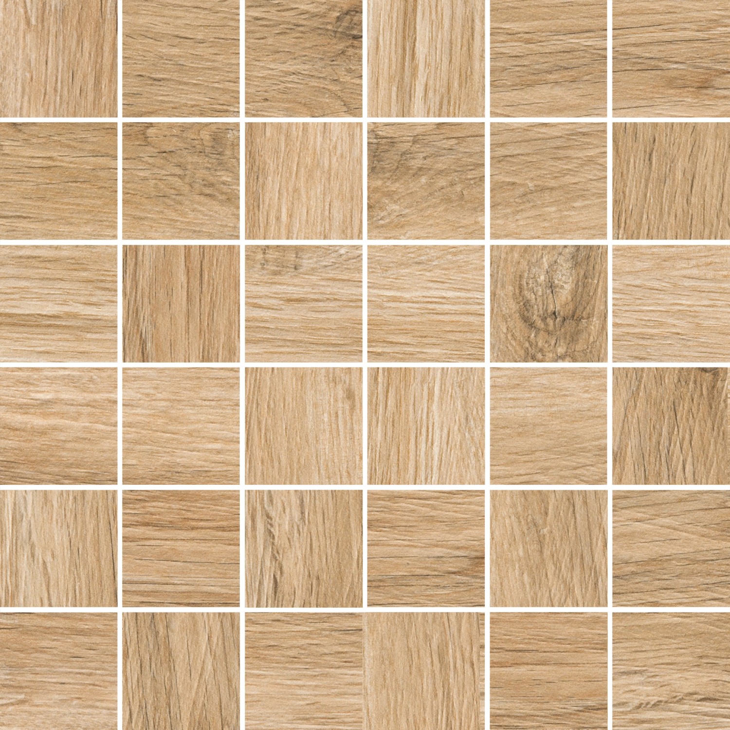 Mosaikfliese Oak Cream 30 cm x 30 cm