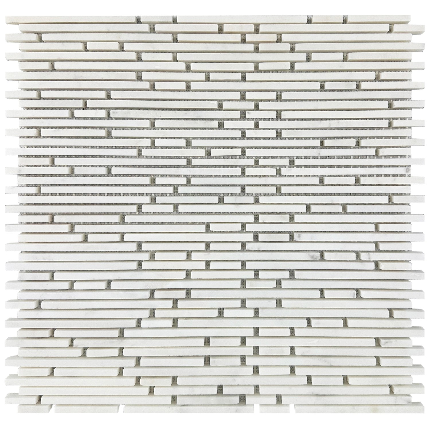 Mosaikmatte Superslim Bianco Beige 30,5 cm x 30,5 cm