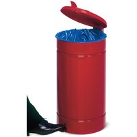 VAR® Tret-Abfallsammler Euro-Pedal, 60 Liter, Korpus rot, Deckel rot VAR® Tret-Abfallsammler Euro-Pedal, 60 Liter, Korpus rot, Deckel rot von VAR®