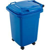 Mülleimer blau