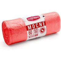 Müllsäcke 60 l rot HDPE, 50 Stück Müllsäcke 60 l rot HDPE, 50 Stück