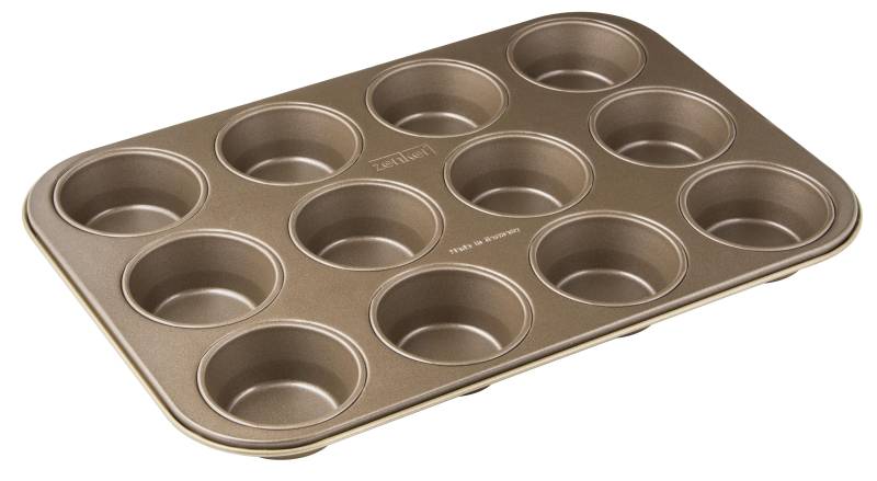 Muffinform Zenker in Goldfarben, 12er-Form