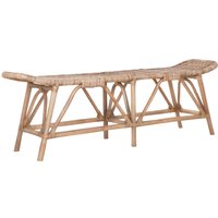 Bank San Antonio aus Rattan, 150 cm