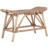 Bank San Antonio aus Rattan, 80 cm