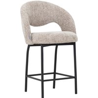 Barhocker Arca aus Stoff, Sand