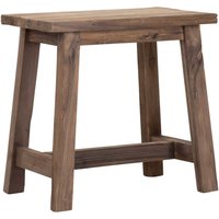Hocker aus Teakholz, massives Design, rechteckig, natur, für den Innenbereich, Must Living Hocker aus Teakholz, massives Design, rechteckig, natur, für den Innenbereich, Must Living