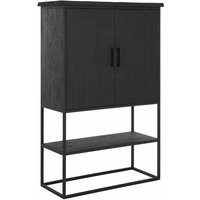 Schrank Beam, 2 Türen Schwarz