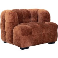 Sessel Mars aus Stoff, Cinnamon