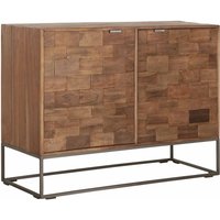 Sideboard Blockx aus Teakholz, 105 cm