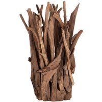 Tischleuchte Spot aus Teakholz, Natur