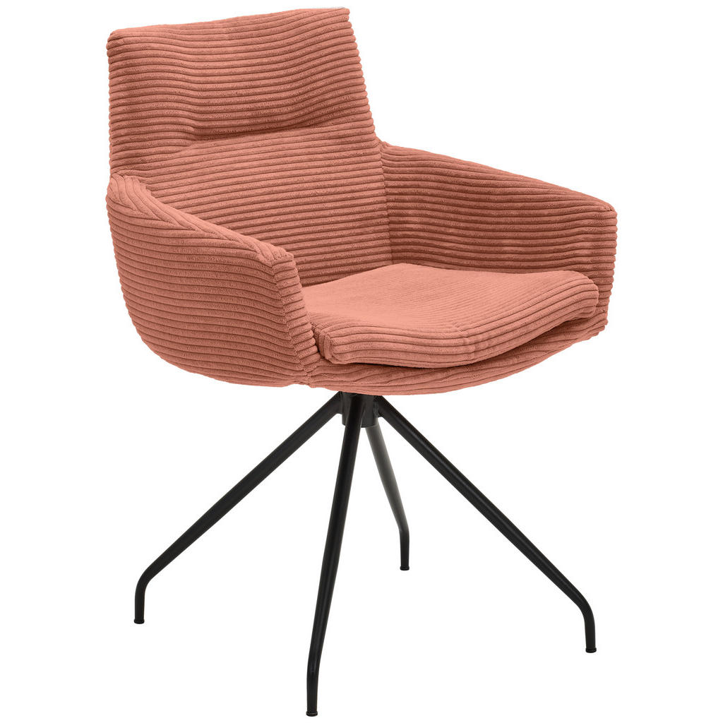 Musterring Armlehnstuhl, Rost, Textil, Stativgestell, 61x85x64 cm, Esszimmer, Stühle, Esszimmerstühle, Armlehnenstühle von Musterring