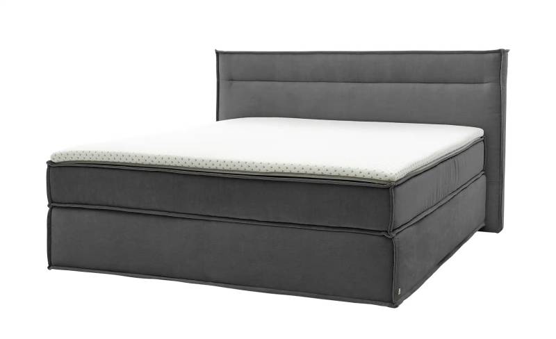 Musterring Boxspringbett  JustB! ¦ grau ¦ Maße (cm): B: 220 H: 115 Betten > Boxspringbetten > Boxspringbetten 200x200 - Höffner