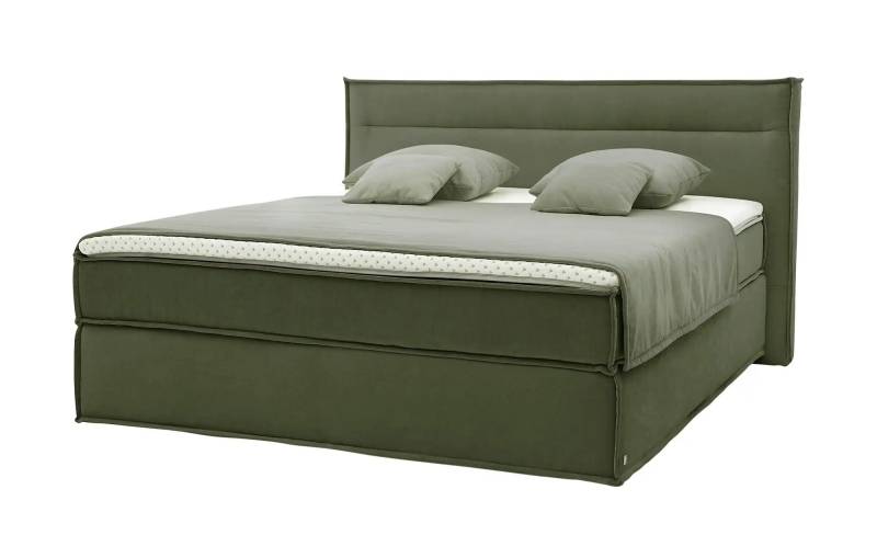 Musterring Boxspringbett  JustB! ¦ grün ¦ Maße (cm): B: 180 H: 115 Betten > Boxspringbetten > Boxspringbetten 160x200 - Höffner