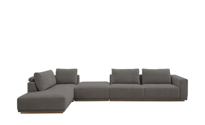 Musterring Ecksofa  JustB! PM200 ¦ grau ¦ Maße (cm): B: 395 H: 60 T: 202.0 Polstermöbel > Sofas > Ecksofas - Möbel Kraft