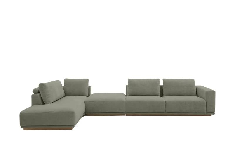 Musterring Ecksofa  JustB! PM200 ¦ grün ¦ Maße (cm): B: 395 H: 60 T: 202.0 Polstermöbel > Sofas > Ecksofas - Möbel Kraft