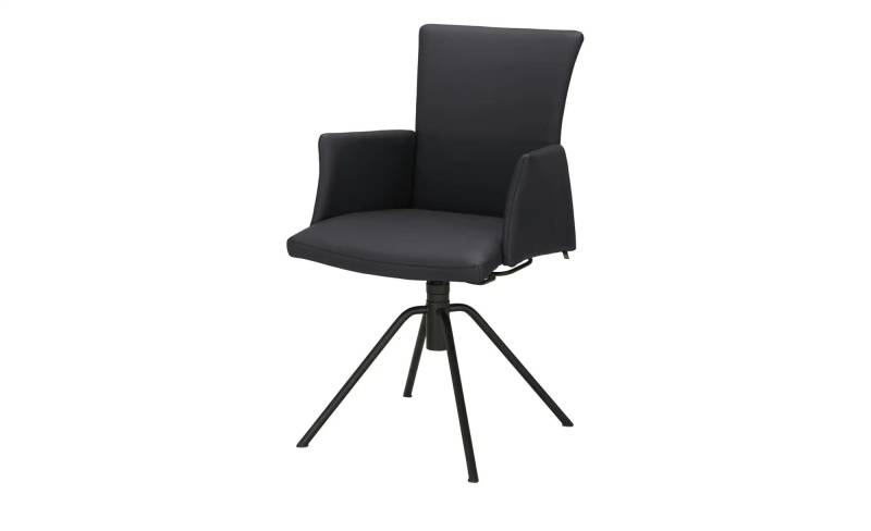 Musterring Esszimmerstuhl  Helmond ¦ schwarz ¦ Maße (cm): B: 57 H: 91 T: 58.0 Stühle > Esszimmerstühle > Esszimmerstühle mit Armlehnen - Höffner