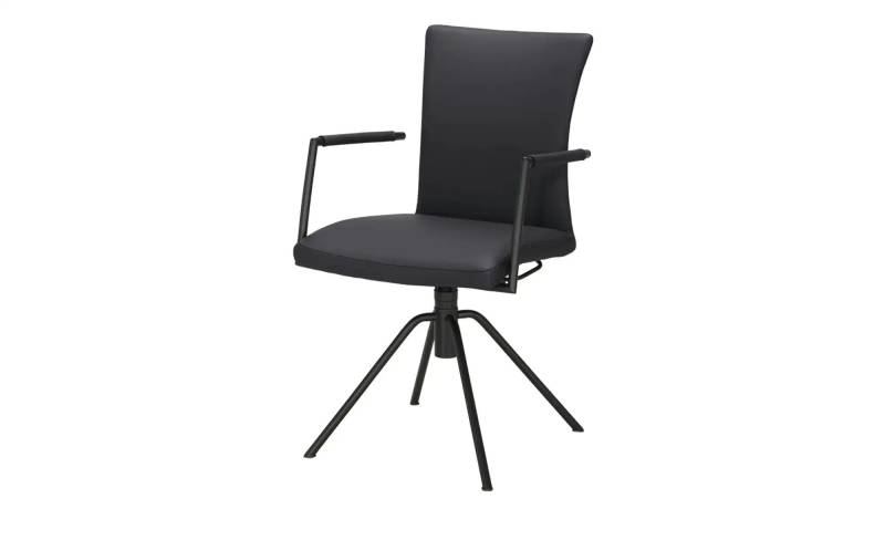 Musterring Esszimmerstuhl  Helmond ¦ schwarz ¦ Maße (cm): B: 57 H: 91 T: 58.0 Stühle > Esszimmerstühle > Esszimmerstühle mit Armlehnen - Höffner