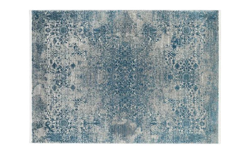 Musterring Teppich   ¦ blau ¦ Viskose,Synthetische Fasern ¦ Maße (cm): B: 140 H: 0,8 Teppiche > Wohnteppiche - Höffner