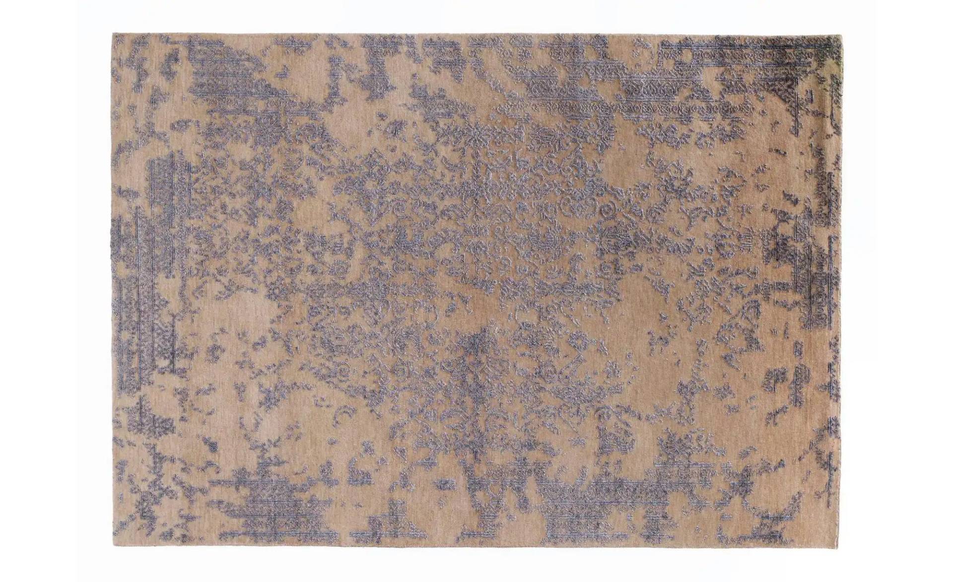 Musterring Teppich   ¦ blau ¦ Wolle,Viskose ¦ Maße (cm): B: 200 H: 0,5 Teppiche > Wohnteppiche - Möbel Kraft
