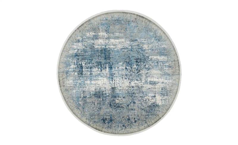 Musterring Teppich   ¦ grau ¦ Viskose,Synthetische Fasern ¦ Maße (cm): B: 240 H: 0,8  Ø: 240 Teppiche > Wohnteppiche - Höffner