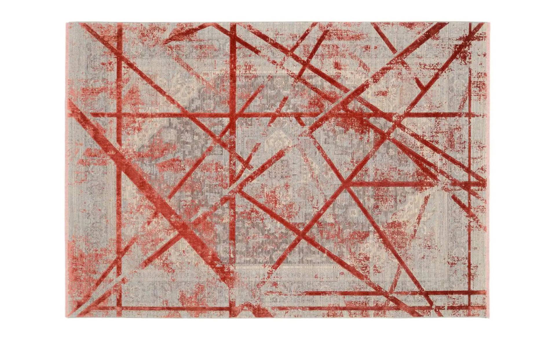 Musterring Teppich   ¦ rot ¦ Synthetische Fasern,Viskose ¦ Maße (cm): B: 80 H: 0,7 Teppiche > Wohnteppiche - Höffner