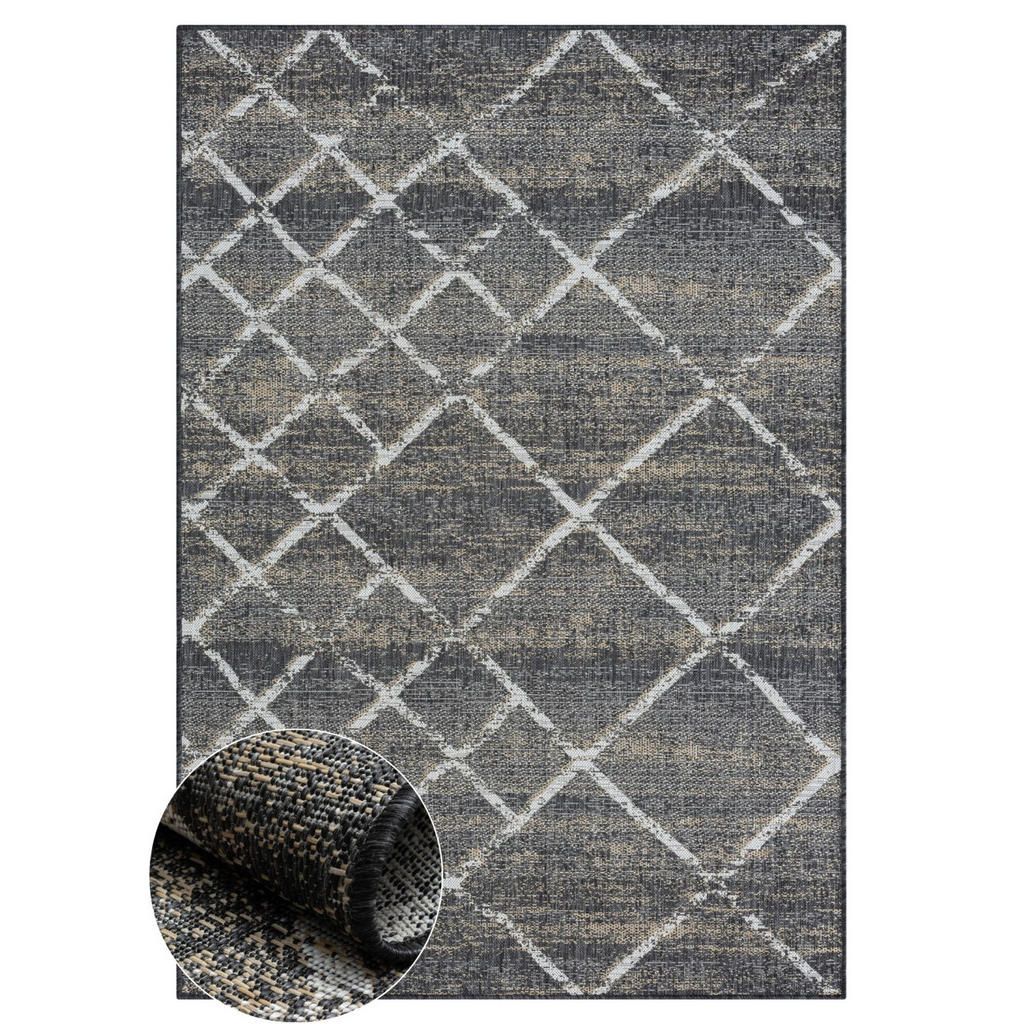 My-Rug Outdoorteppich, Anthrazit, Textil, Rechteckig, 100x160 cm, UV-beständig, pflegeleicht, wasserabweisend, für Fußbodenheizung geeignet, leicht zusammenrollbar, schmutzabweisend, Teppiche & Böden, Teppiche, Outdoorteppiche My-Rug Outdoorteppich, Anthrazit, Textil, Rechteckig, 100x160 cm, UV-beständig, pflegeleicht, wasserabweisend, für Fußbodenheizung geeignet, leicht zusammenrollbar, schmutzabweisend, Teppiche & Böden, Teppiche, Outdoorteppiche von My-Rug