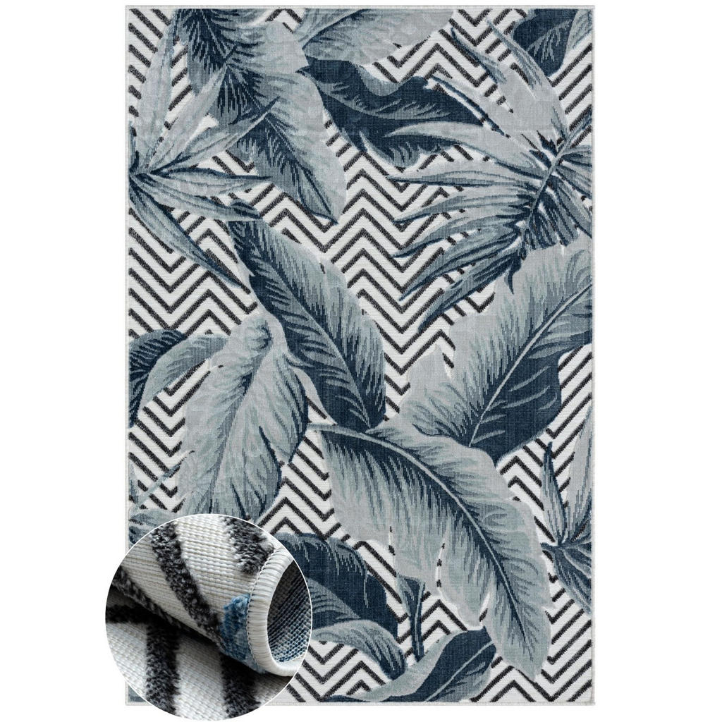 My-Rug Outdoorteppich, Dunkelblau, Textil, Rechteckig, 200x300 cm, UV-beständig, pflegeleicht, wasserabweisend, für Fußbodenheizung geeignet, leicht zusammenrollbar, schmutzabweisend, Teppiche & Böden, Teppiche, Outdoorteppiche von My-Rug